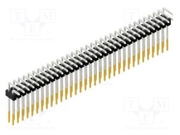 Connector: pin strips; pin header; male; PIN: 66; 2.54mm; THT; 2x33