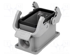 Enclosure: for rectangular connectors; Han; size 10B; closed