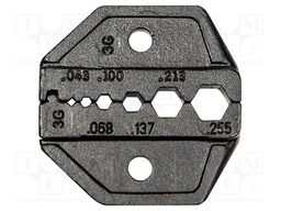 Crimping jaws; coaxial connectors,fiber optics connectors
