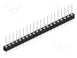 Connector: pin strips; pin header; male; PIN: 20; 2.54mm; THT; 1x20