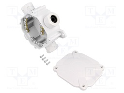 Enclosure: junction box; X: 75mm; Y: 75mm; Z: 35mm; wall mount; IP67