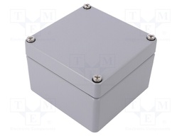 Enclosure: multipurpose; X: 120mm; Y: 122mm; Z: 81mm; ALR; aluminium