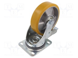 Transport wheel; Ø: 150mm; W: 40mm; H: 194mm; torsional with lock