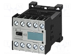 Contactor: 4-pole; NC x2 + NO x2; 230VAC; 4A; DIN,on panel; 3TH20