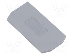 Separating plate; grey