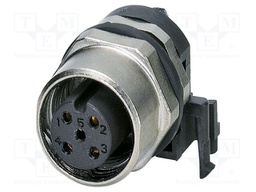 Connector: M12; socket; PIN: 4; female; 60V; angled; IP67; THR; A code