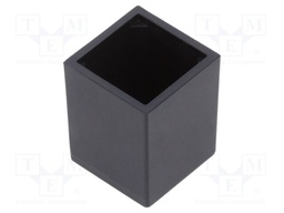 Enclosure: designed for potting; X: 12mm; Y: 12mm; Z: 15mm; ABS