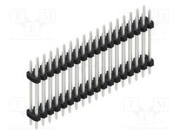 Connector: pin strips; pin header; male; PIN: 36; 2mm; THT; 2x18