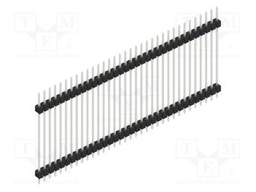 Connector: pin strips; pin header; male; PIN: 34; 2.54mm; THT; 1x34