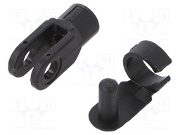 Fork joint; Øhole: 12mm; Thread: M12; Mat: igumid G; Pitch: 1,75