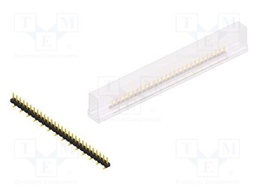 Connector: pin strips; pin header; male; PIN: 28; 2.54mm; SMT; 1x28