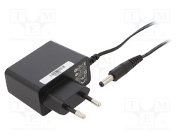 Power supply: switched-mode; constant voltage; 12VDC; 0.5A; 6W