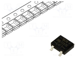 Bridge rectifier: single-phase; Urmax: 1kV; If: 1.5A; Ifsm: 50A
