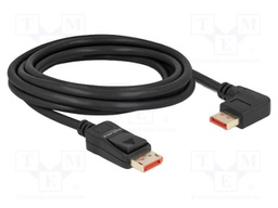 Cable; DisplayPort plug,DisplayPort plug 90° left/right; 3m