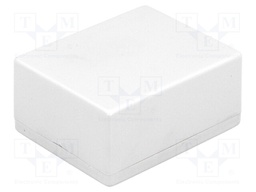 Enclosure: multipurpose; X: 55mm; Y: 68mm; Z: 32mm; ABS; grey; screwed