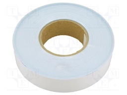 Tape: heat transfer; W: 38.1mm; L: 50m; Thk: 0.25mm; 0.6W/mK; white