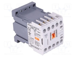 Contactor: 3-pole; 3PST; 9A; for DIN rail mounting