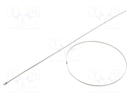 Cable tie; L: 680mm; W: 4.6mm; stainless steel AISI 304; 890N