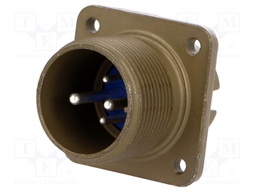 Connector: circular; Series: 97; socket; male; PIN: 4(2+2)