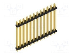 Connector: pin strips; pin header; male; PIN: 56; 2.54mm; THT; 2x28
