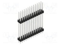 Connector: pin strips; pin header; male; PIN: 26; 2.54mm; THT; 2x13