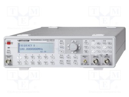 Meter: counter; LCD; f: 0÷3GHz; 50Ω,1MΩ; Attenuator: 1: 1,1: 10,1: 100