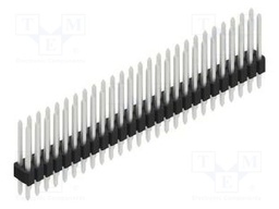 Connector: pin strips; pin header; male; PIN: 52; 1.27mm; THT; 2x26