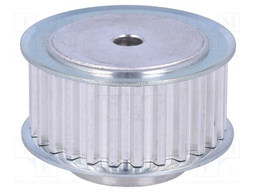 Belt pulley; T5; W: 16mm; whell width: 27mm; Ø: 40.6mm; aluminium