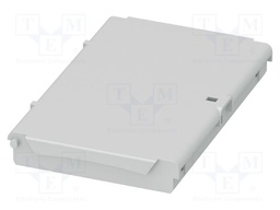 Cover; tiltable; grey; UL94V-0; BC 71,6; polycarbonate; X: 71.6mm