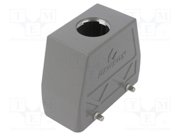 Enclosure: for HDC connectors; size D16B; for cable; straight