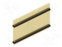 Connector: pin strips; pin header; male; PIN: 64; 2.54mm; THT; 2x32