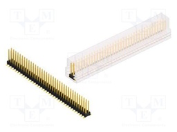 Connector: pin strips; pin header; male; PIN: 72; 2.54mm; SMT; 2x36
