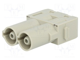 Connector: rectangular; module; male; Han Modular 70A; PIN: 2; 70A