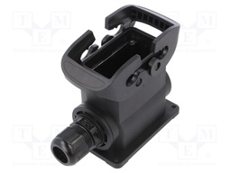 Enclosure: for rectangular connectors; Han Eco B; straight; M25