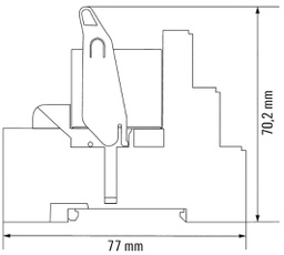 Relay: interface; DPDT; Ucoil: 24VDC; 8A; DIN; Variant: Relay set