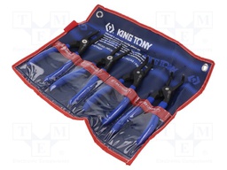 Kit: pliers; Pcs: 4; for circlip; case