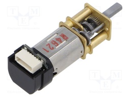 Motor: DC; with gearbox; HPCB 12V; 12VDC; 750mA; Shaft: D spring