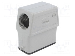 Enclosure: for Han connectors; Han; size 10A; for cable; high