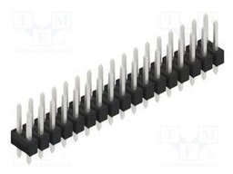 Connector: pin strips; pin header; male; PIN: 34; 2.54mm; THT; 2x17