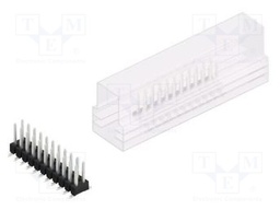 Connector: pin strips; pin header; male; PIN: 22; 2.54mm; SMT; 2x11