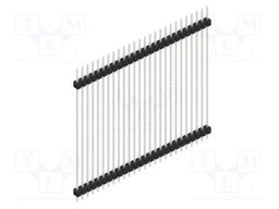 Connector: pin strips; pin header; male; PIN: 26; 2.54mm; THT; 1x26