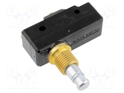 Microswitch SNAP ACTION; precise operation,with pin; SPDT; IP40