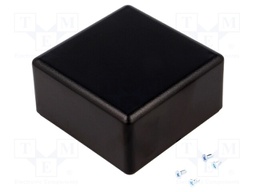 Enclosure: multipurpose; X: 69mm; Y: 69mm; Z: 37mm; SENSES; ABS; black