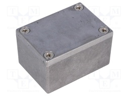 Enclosure: multipurpose; X: 38mm; Y: 52mm; Z: 27mm; 1590; aluminium