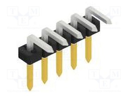 Connector: pin strips; pin header; male; PIN: 5; 2mm; THT; 1x5; 100V