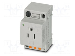 Connector: AC supply; socket; female; 6A; PIN: 3; push-in; 6mm2
