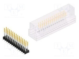 Connector: pin strips; pin header; male; PIN: 28; 2.54mm; SMT; 2x14