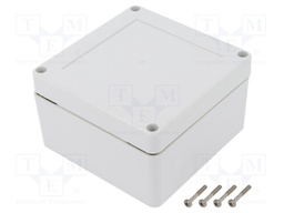 Enclosure: multipurpose; X: 105mm; Y: 105mm; Z: 60mm; ZP; ABS; IK07