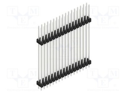 Connector: pin strips; pin header; male; PIN: 34; 2.54mm; THT; 2x17
