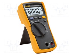 Digital multimeter; LCD 3,75 digit (6000); True RMS AC